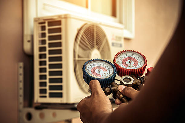 Professional Hvac Maintenance technician working in Heath Springs, SC
